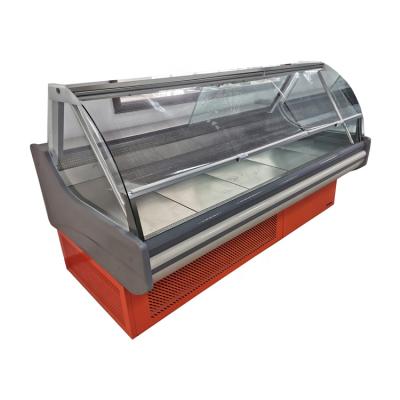 China Single-Temperature Refrigerator Supermarket 400L Commercial Open Convenience Stores Cold Cooked Food Display for sale