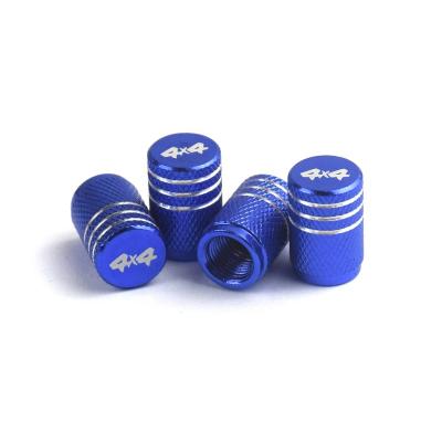 China Automotive Spare Parts 4 Aluminum Alloy General Purpose Valve Cover With Sealing Ring Metal Tire Cap 4 Colors Optional for sale