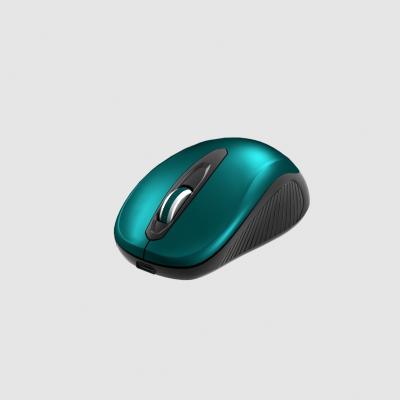 China 3D Custom Computer Mouse Wireless Rechargeable Mouse Logo Green Mini BT for sale