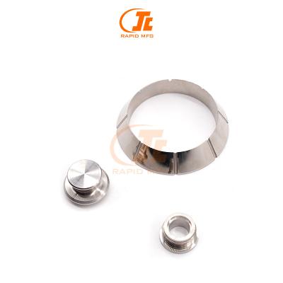 China All Sectors High Precision CNC Silver Gray Cylinder Small Parts Customizable Milling Aluminum Parts for sale