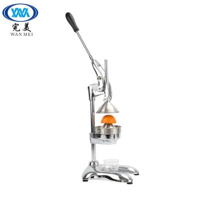 China Modern Commercial Grenade Orange Aluminum Alloy Hand Manual Juice Extractor for sale