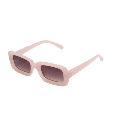 China Best-selling New Fashion Sun Glasses Retro Small Classic Face Rectangle Sun Glasses Rectangular Sunglasses PC Clear Plastic Frame for sale