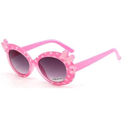 China Kids Butterfly Design Girls PC Environmental Lightweight Summer Sunglasses for sale