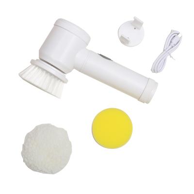 China Metal Magic Battery Powered 5-in-1 Electric Scrubber Cleaning Brush For Kitchen for sale