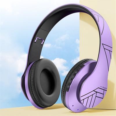 China Sustainable Wireless Bluetooth Over Ear Headphones Gaming Headset Comfortable Sport Earphones With Microphone for sale