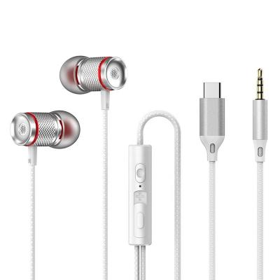 China Sustainable High Quality Wired Headphones Comfortable Earbuds HIFI Sound In Ear Earphones With Microphone for sale