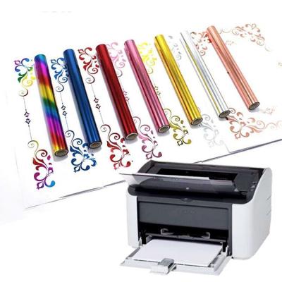 China Stock Available Large Toner Paper Reactive Hot Stamp Plastic Foil For Digital Printer for sale