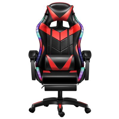 China (Size) High Quality And Low Price Adjustable Gaming E-sports Chair LED PC Chair for sale