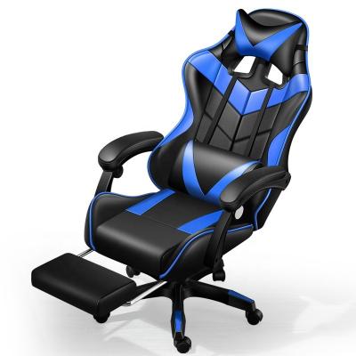 China (Height)Adjustable PC Chair Speaker E-sports Computer Gaming Chair With Footrest for sale