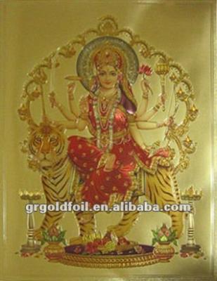 China Indian gold leaf god from India for decoration for sale