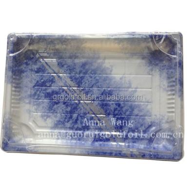 China Healthy And Safe Food Box Plastic Sushi Food Container With Clear Lid for sale