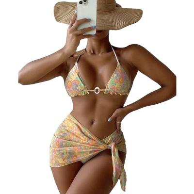 China Plus size new fashion 2022 3 piece swimwear manufacturer high quality sexy beach customized swimwear for sale