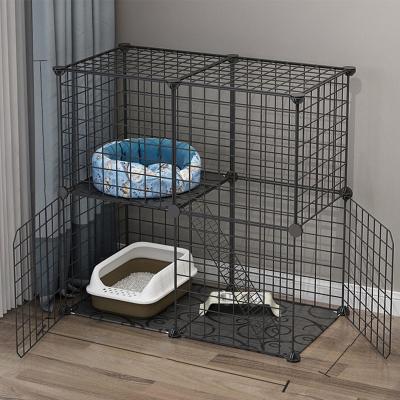 China Hot Selling Muti-layer Viable Cat Villa Veterinary Use Pet Cat Cages House of Cat Cage Indoor for sale