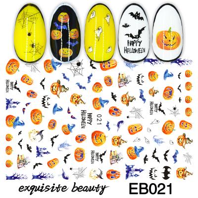 China Fashionable All Nail Art Decals Halloween Nail Sticker Decals Christmas Saints Day For Nail Decoration for sale