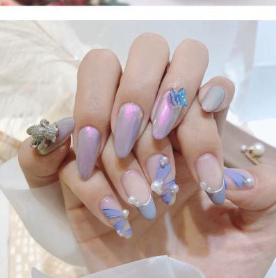 China Mixed Nails Popular Hot Pearl Circle Nail Style Pearl Nail DIY Jewelry for sale