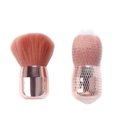 China New Manicure Plastic+Nylon Mushroom Dust Brush Portable Nail Dust Cleaning Brush for sale