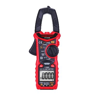 China High Accuracy HT206B 6000 Counts AC 600V AC 600A Digital Clamp Meter Multimeter 26mmx44mm for sale