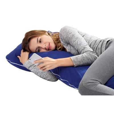 China New Design Inflatable Top Selling Long Pregnancy Pillow Care Pillow For Side Sleeping Pregnancy U Shaped Pillow for sale