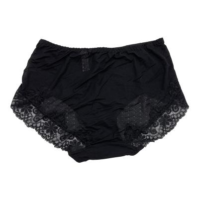 China Antibacterial High Quality Black Lace Leak Proof Period Breathable Underwear For Women for sale