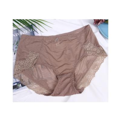 China Fashion antibacterial high quality casual ladies sexy lace follow side panties comfortable brief for sale