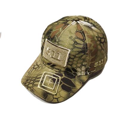 China Men's People 6 Panel Camouflage Baseball Cap Embroidery Cotton Sports Unstructured Hats for sale