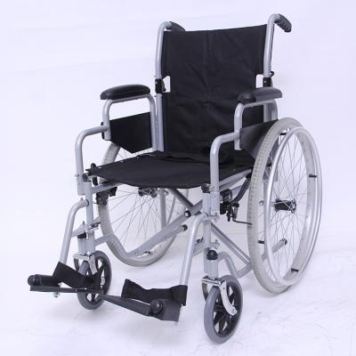 China Health Care Hot Sale Steel Foldable Wheelchair for sale