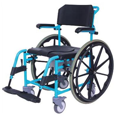 China Health Care Hot Sale Aluminum Commode And Shower Wheelchair Price for sale