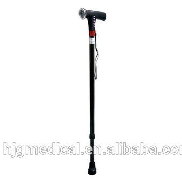 China Walking Assistant Multifunctional Walking Stick with LED Light, Alarm and Radio for sale