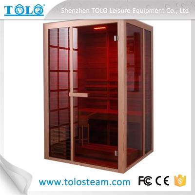 China Solid Wood Steam Bath Cabin , Electric Traditional Sauna Room For Dry Sauna for sale