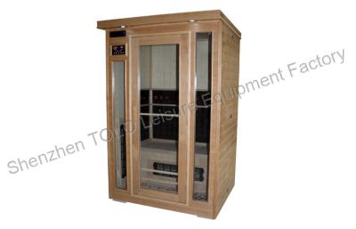 China Hemlock Far Infrared Sauna Room , Outdoor Spa Sauna For 2 Person for sale