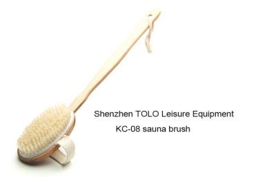 China Sauna room Brushes wooden handle / wood scoop Durable For the Body for sale