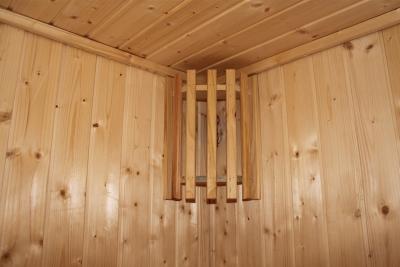 China Home / Garden Traditional Sauna Cabins , Square Cedar Sauna Rooms for sale