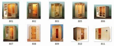 China White Pine Sauna Cabins Traditional Dry Steam For Home / Garden for sale