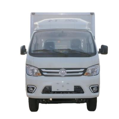 China Chinese Double Cabin 4950*1590*2450mm Small Closed Box Mini Cargo Pick Up Van Truck 1.5 Ton 3.5Ton LHD for sale