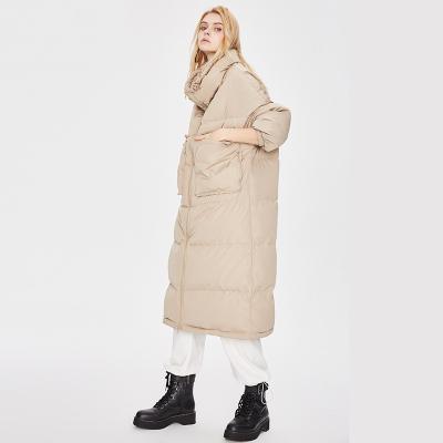 China Wholesale 2021 Winter New Viable Thickened White Duck Down Knee Length Down Women's Jacket Women's Coat for sale