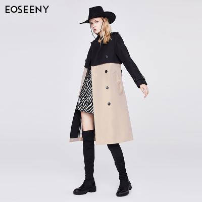 China EOSEENY 2021 New Autumn And Winter High Quality wholesale anorak breathable lace up long crossover urban leisure coat plus size for sale