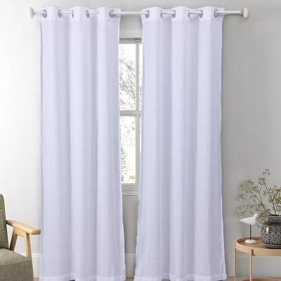 China Plain modern HOME curtain bedroom kitchen room curtains decorative window curtains for living room for sale