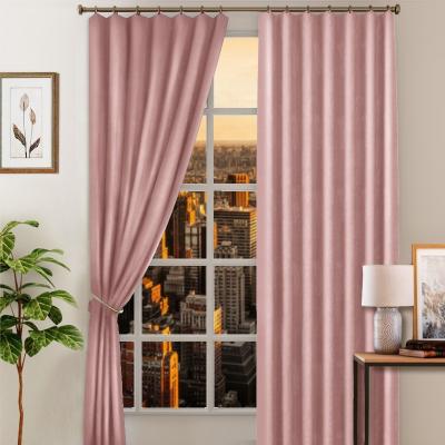 China Blackout Honeymoon Customized Living RoomTreatment Window Drapes Rod Pocket Luxury Curtains for sale