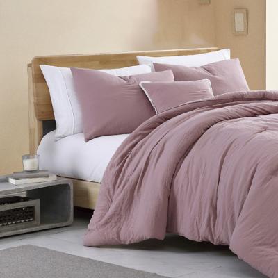 China Modern Wholesale Anti-static Simple Design Sheet Home Comforter Bedding Comforter Set for sale