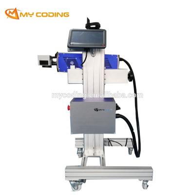 China On-the-fly laser CO2 laser marking machine metal marking packaging for production line for sale