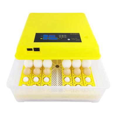 China Farms Dual Power Electric Incubator Home Use Hatching Machine Automatic Hatching Machine For 48 Pcs Eggs With LED Screen for sale