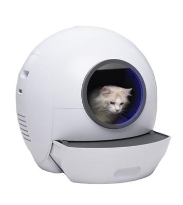 China Large Space Cat Litter Box Enclosed Super Self-Cleaning Smart Sustainable Cat Toilet Automatic Cat Litter Box for sale