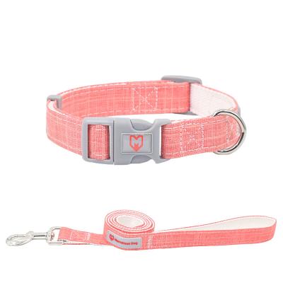 China Sustainable Colorful Comfortable Bamboo Fiber Dog Collar Pet Collars for sale