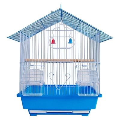 China Breathable Foldable Portable Animal Parrot Cage Wire Metal Pet Cage Large Bird Cage for sale