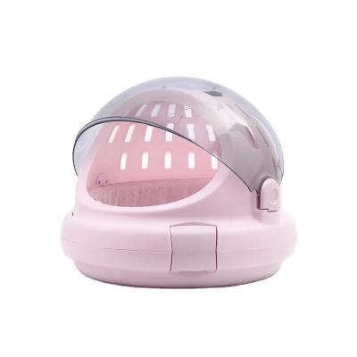 China Portable Multi-Function Breathable Portable Cat Bag Box Airline Pet Space Capsule Pet Charter Car Dog Aviation Cage for sale