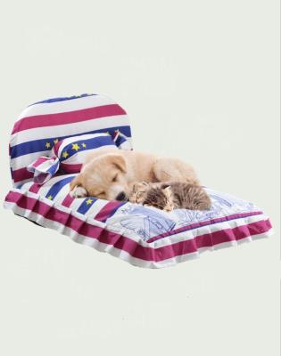 China Wholesale Factory Soft Travel Bed Small And Medium Dog Bed Removable And Washable And Comfortable Multicolor Pet Dog Bed for sale