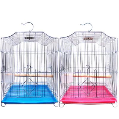 China Viable Foldable Portable Animal Parrot Cage Wire Metal Pet Breeding Cage Large Bird Cage for sale