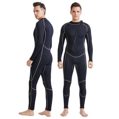 China 3mm Small Wetsuit Mens Wetsuit Full Front Zip Wetsuit Diving Suit For Diving Snorkeling Surfing Swimming for sale