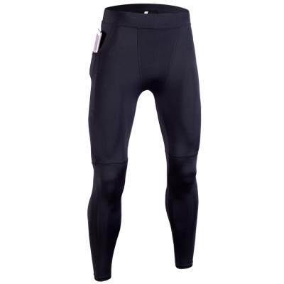 China Men's Breathable Compression Pants Pockets Cool Sports Yoga Dry Gaiters Running Tights Men Yoga Gaiters for sale