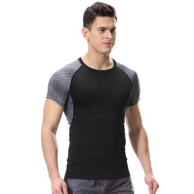 China Wholesale-Quick-Drying Men's Gym Short Sleeve Fitness T-shirt Men's T-shirt Breathable Breathable T-Shirts Sports for sale